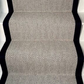 Brockton Navy stair runner